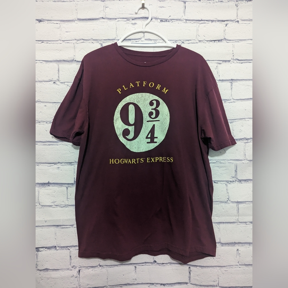 Harry Potter Hogwarts Express Platform T Shirt Men's Size XL